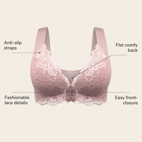 Front Closure 5D Shaping Push Up Bra Seamless, Beauty Back, Comfy