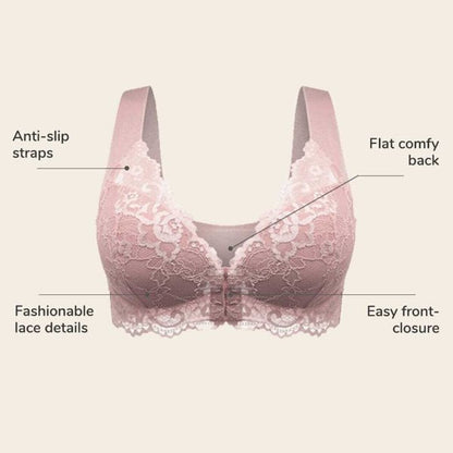 Front Closure 5D Shaping Push Up Bra Seamless, Beauty Back, Comfy