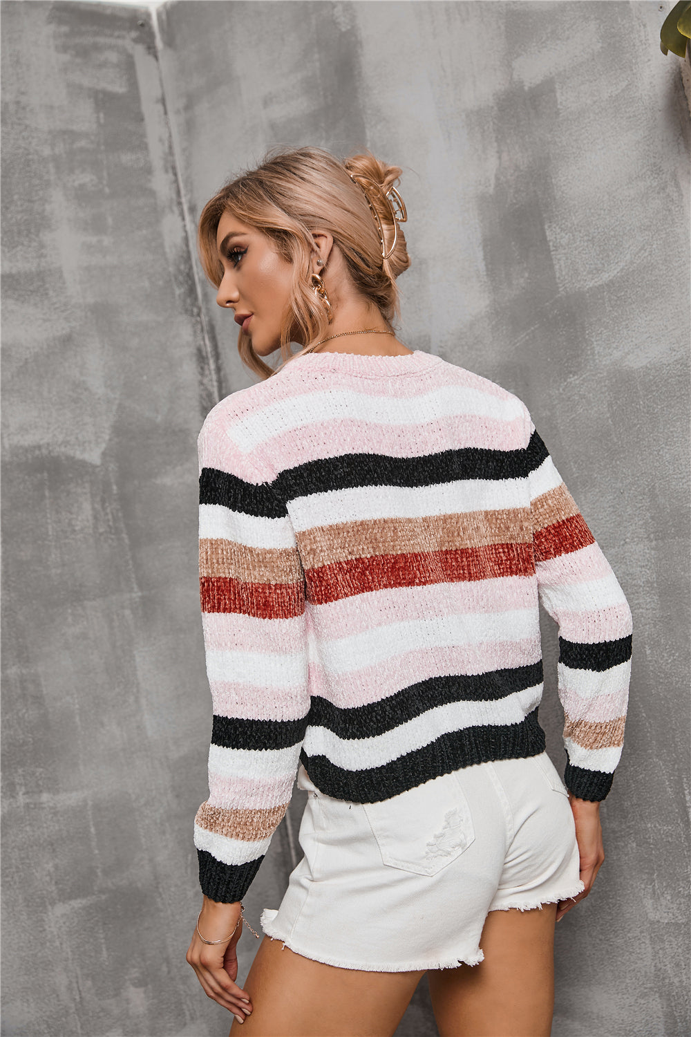 elveswallet Patchwork Fleece Sweater