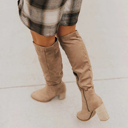 elveswallet Chic Knee-High High Heels Boots