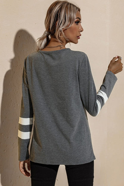 elveswallet Round Neck Long Sleeve Bottoming Shirt