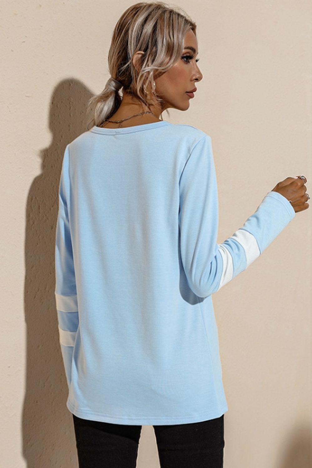 elveswallet Round Neck Long Sleeve Bottoming Shirt