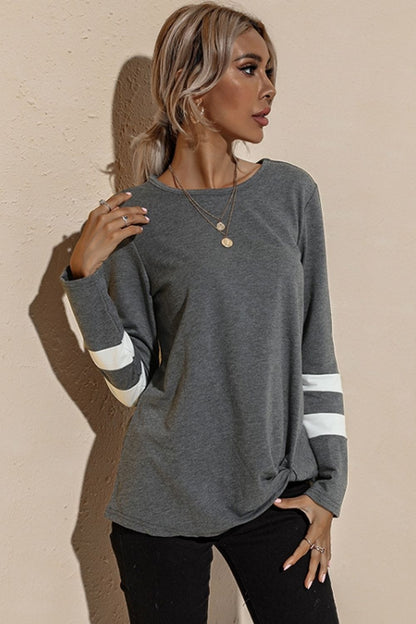 elveswallet Round Neck Long Sleeve Bottoming Shirt