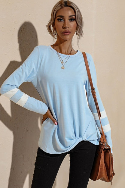 elveswallet Round Neck Long Sleeve Bottoming Shirt