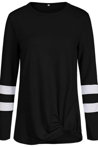 elveswallet Round Neck Long Sleeve Bottoming Shirt