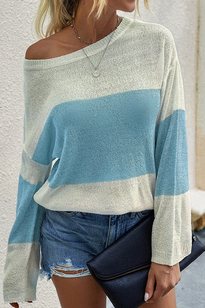 elveswallet Loose Round Neck Long Sleeve Sweater