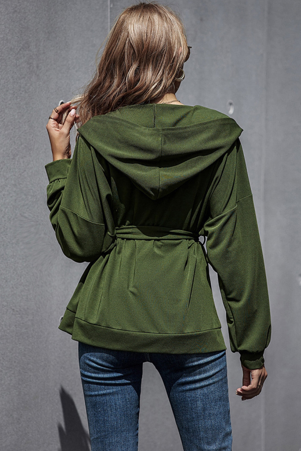 elveswallet Loose High Waist Hooded Jacket