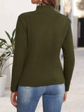 elveswallet  Thermal Stand Collar Jacket, Warm Solid Zipper Jacket, Casual Outerwear For Fall & Winter, Women's Clothing