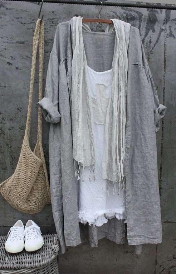 Casual Women Solid Color All-match Linen Cardigan