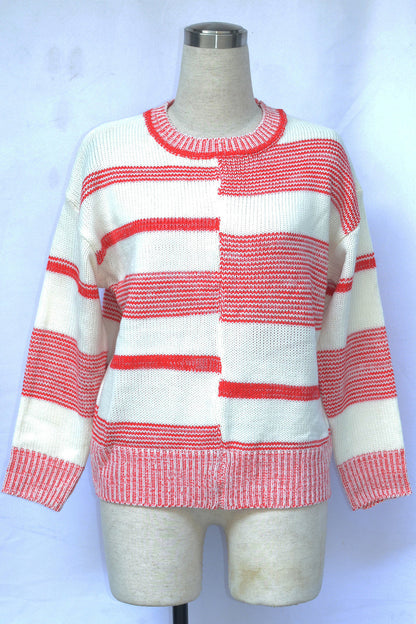 elveswallet Large Size Loose Stitching Sweater