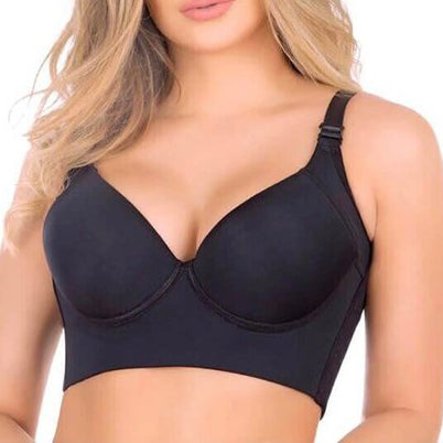 Elveswallet Fashion Deep Cup Bra-Bra With Shapewear Incorporated