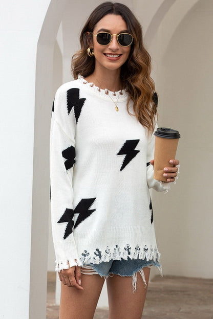 elveswallet Flash Tassels Sweater