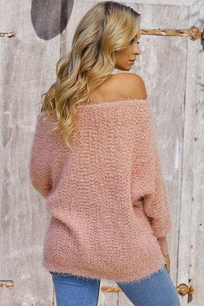 elveswallet Loose Off Shoulder Sweater