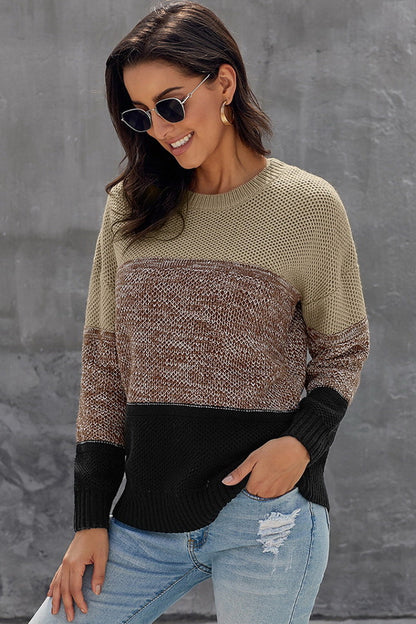 elveswallet Color Block Sweater