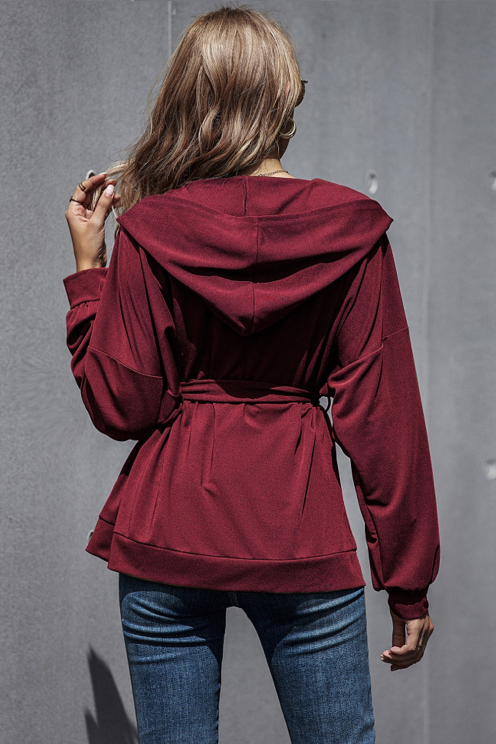 elveswallet Loose High Waist Hooded Jacket