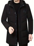 elveswallet  Men's Warm Thick Hooded Winter Jacket For Fall Winter