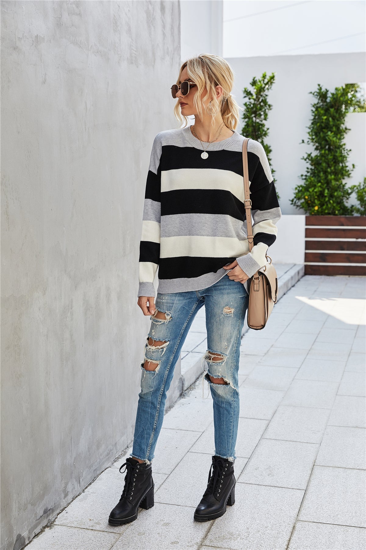 elveswallet Knitted Long Sleeve Bottoming Shirt