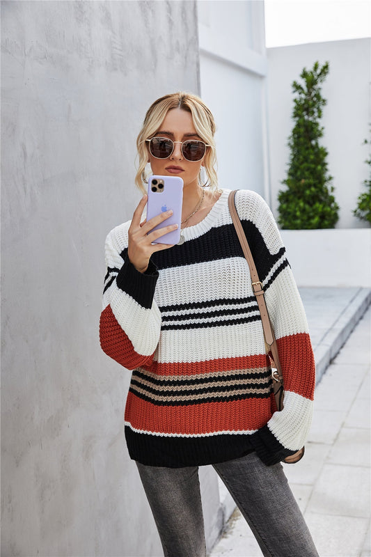 elveswallet Loose Pullover Knitted Thick Sweater