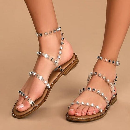 elveswallet Non-slip Sabot Studded Sandals