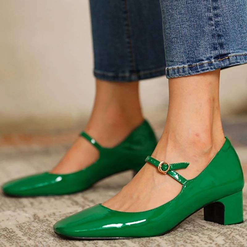 elveswallet Mary Jane Style Low Heel Shoes