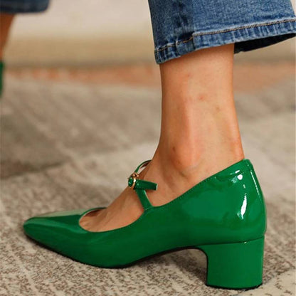 elveswallet Mary Jane Style Low Heel Shoes