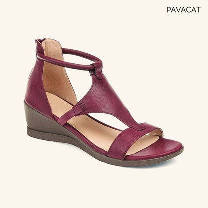 elveswallet Rural Life Mid Heels Wedges