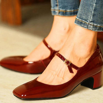 elveswallet Mary Jane Style Low Heel Shoes