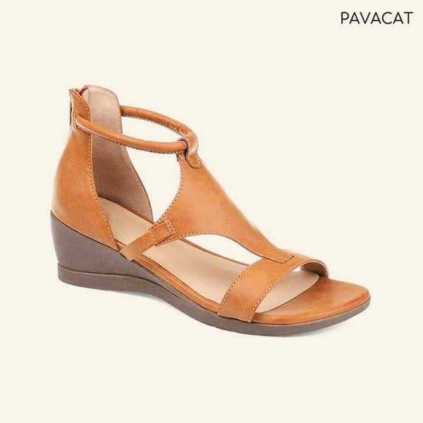 elveswallet Rural Life Mid Heels Wedges