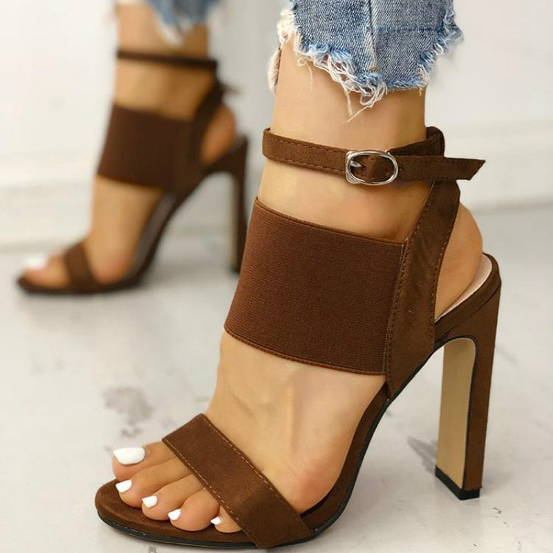 elveswallet Fish Mouth High-Heeled Sandals