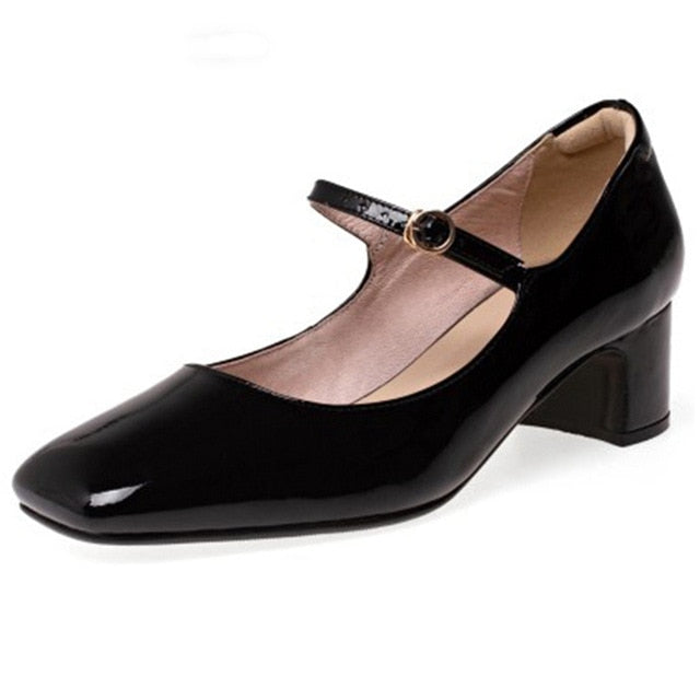 elveswallet Mary Jane Style Low Heel Shoes