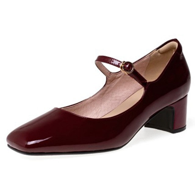 elveswallet Mary Jane Style Low Heel Shoes