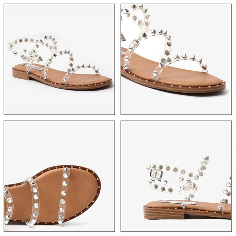 elveswallet Non-slip Sabot Studded Sandals