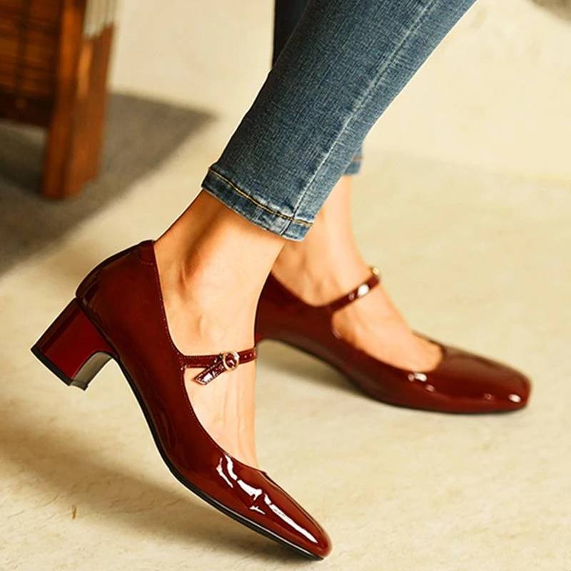 elveswallet Mary Jane Style Low Heel Shoes