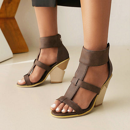 elveswallet Retro T-strap Fishtrap Sandals