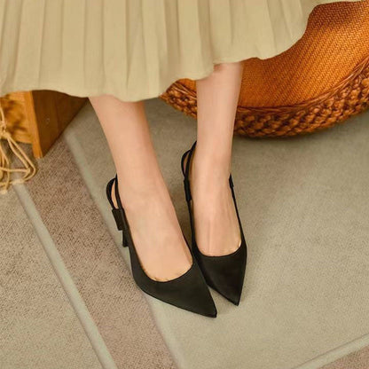 elveswallet Pointed Toe French Stiletto Mules