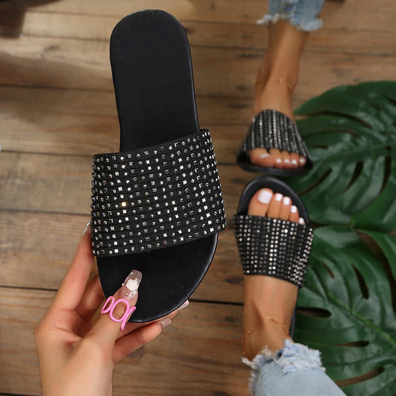 elveswallet Chic Karamelo Sequin Slippers