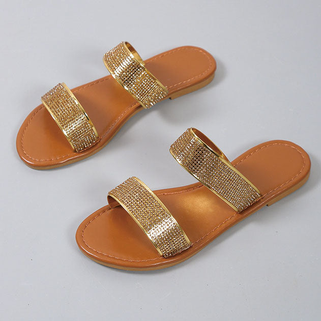 elveswallet Chic Bright Sequins flat Slippers