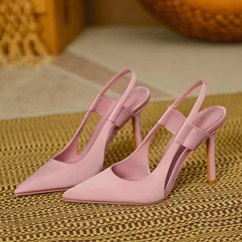 elveswallet Pointed Toe French Stiletto Mules