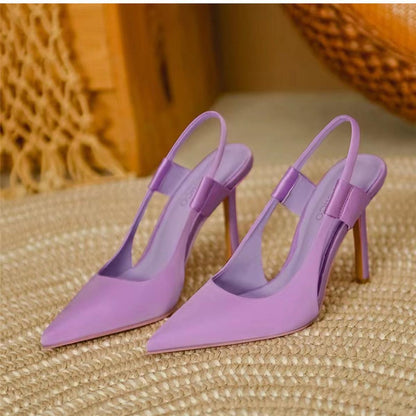 elveswallet Pointed Toe French Stiletto Mules