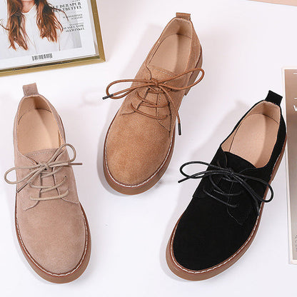 elveswallet Classic British lace-up Flat Leather Shoes