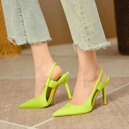 elveswallet Pointed Toe French Stiletto Mules