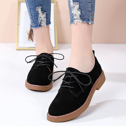 elveswallet Classic British lace-up Flat Leather Shoes