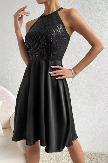 elveswallet Sequin Embellished Sleeveless Bodycon Dress