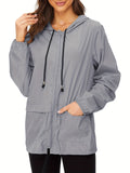 elveswallet  Women's Outwear Lightweight Rain Jacket Women Packable Raincoats Jacket