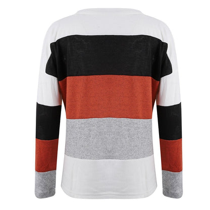 elveswallet Color Block Leisure Sweater