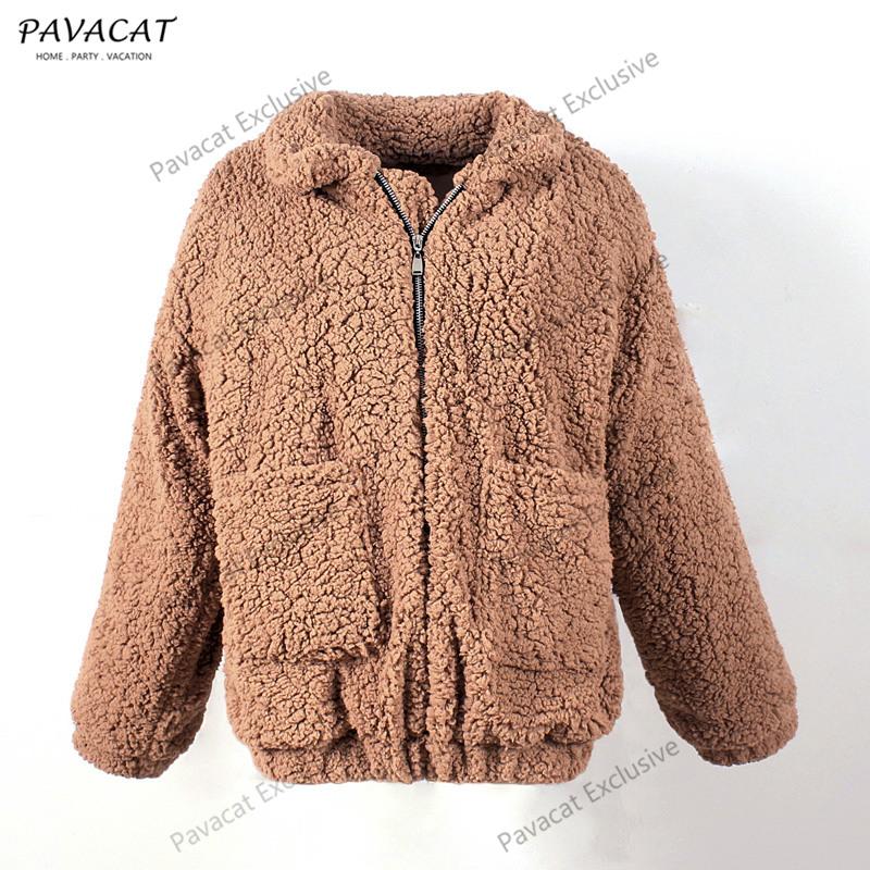 elveswallet Faux Lambswool Oversized Coat