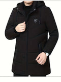 elveswallet  Men's Warm Thick Hooded Winter Jacket For Fall Winter