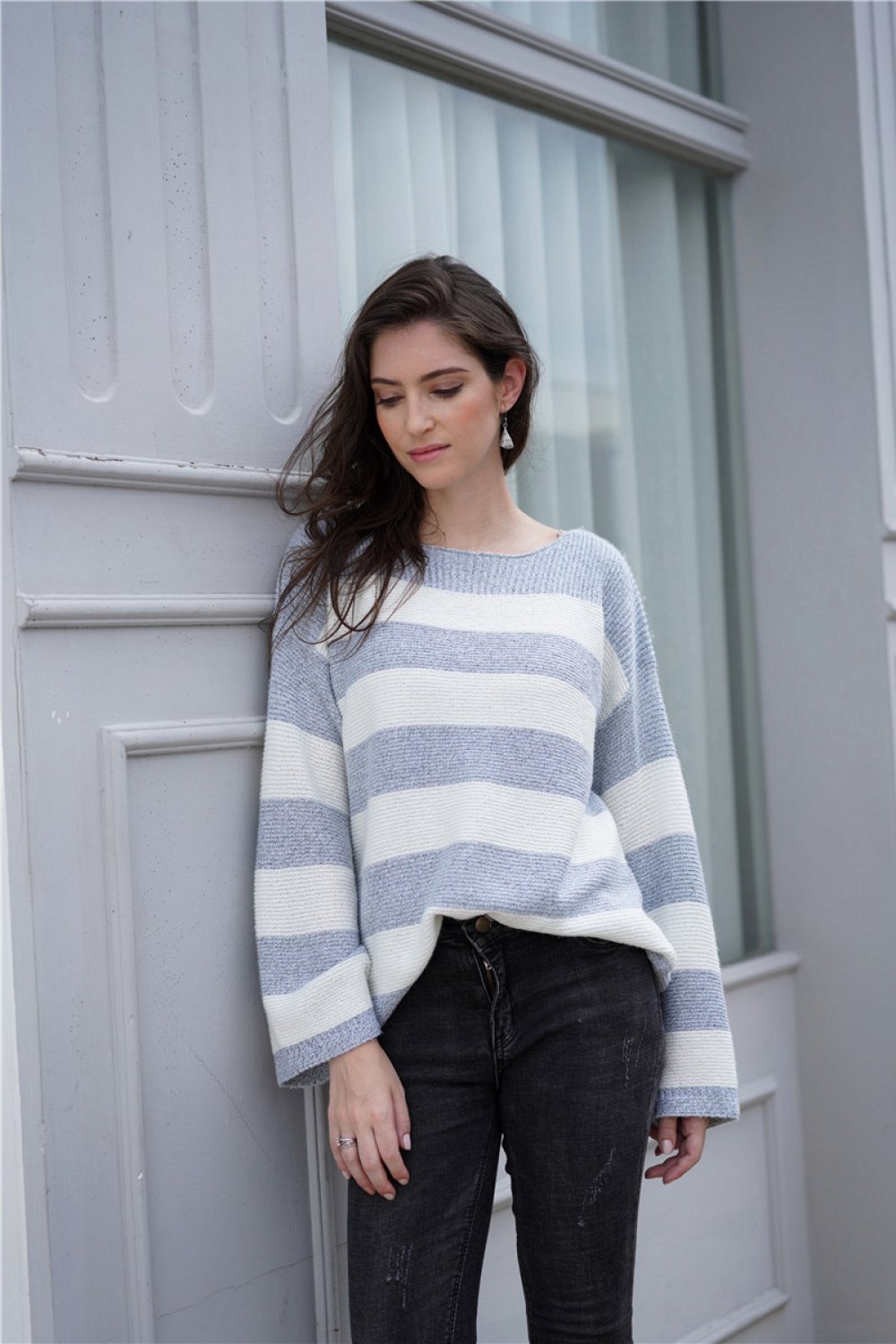 elveswallet Loose Round Neck Sweater