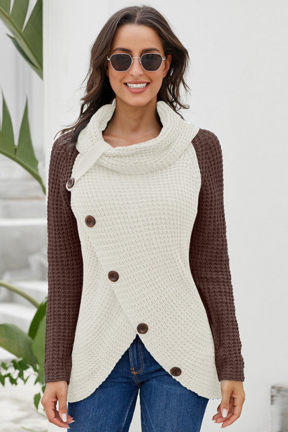 elveswallet New Just For You Asymmetry Cardigan