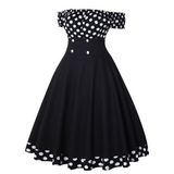 Vintage Dress New Women Dress+Cape Retro Rockabilly 50s Style Two Piece Black Dress Elegant Ladies fashion Midi Dresses